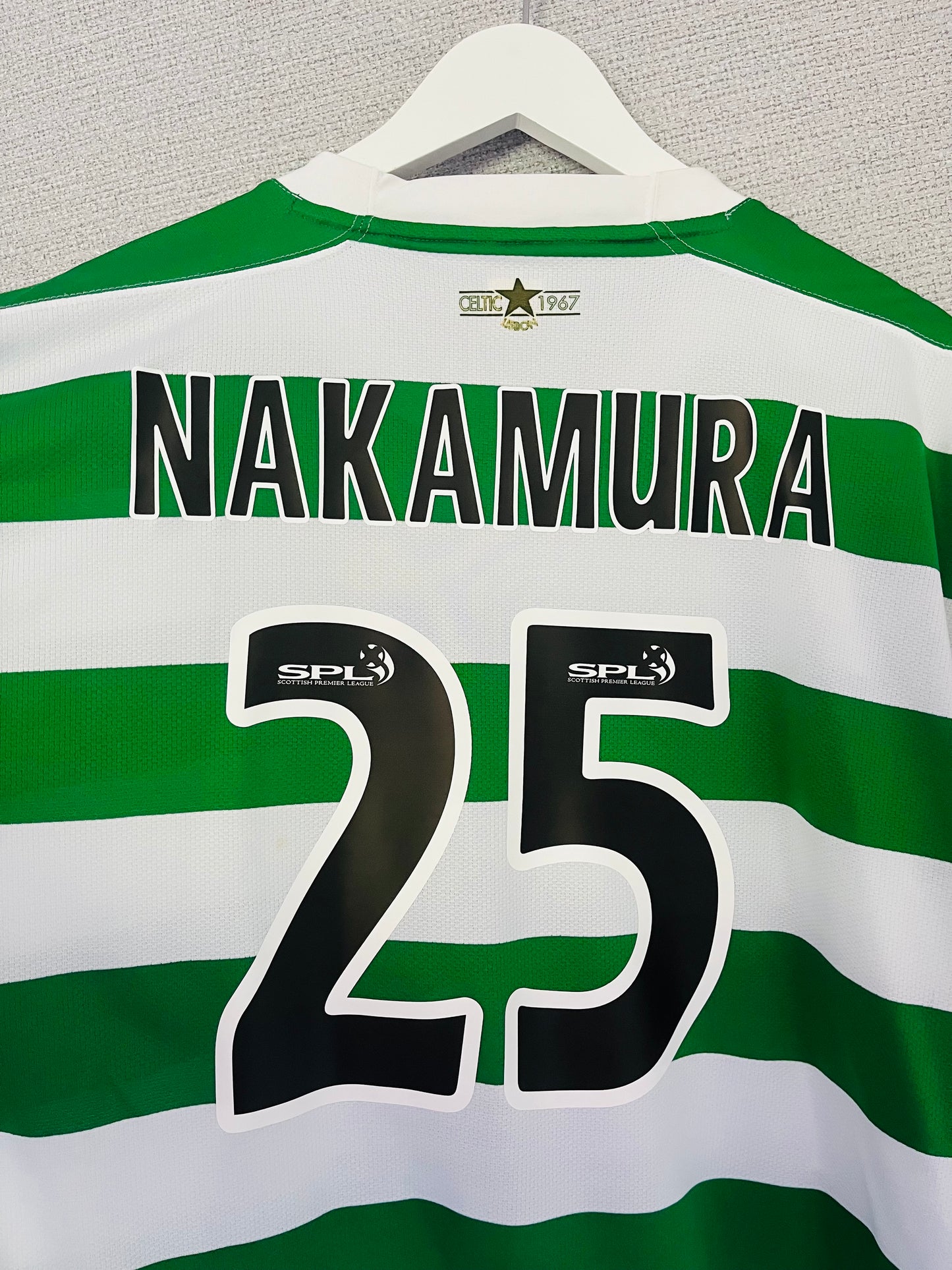 Glasgow Celtic home football shirt 2007/08 Nakamura XXL