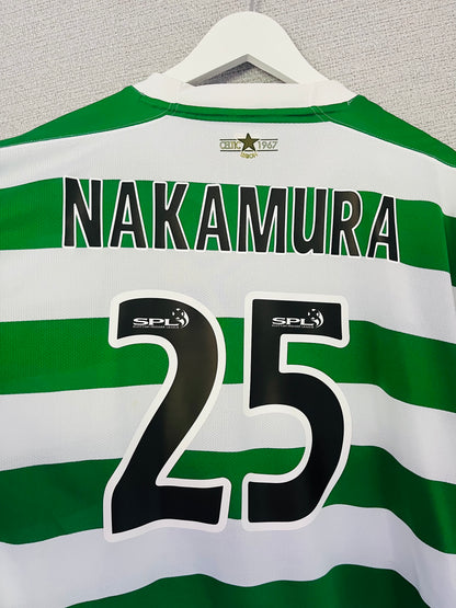 Glasgow Celtic home football shirt 2007/08 Nakamura XXL