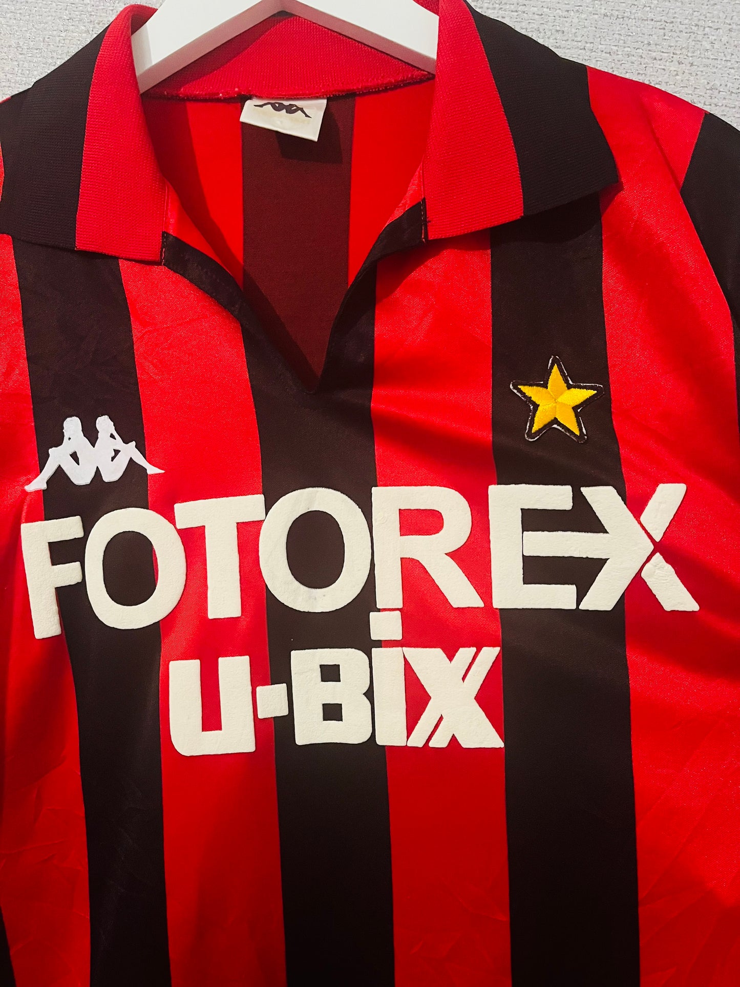 AC Milan home football shirt 1986/87 Large