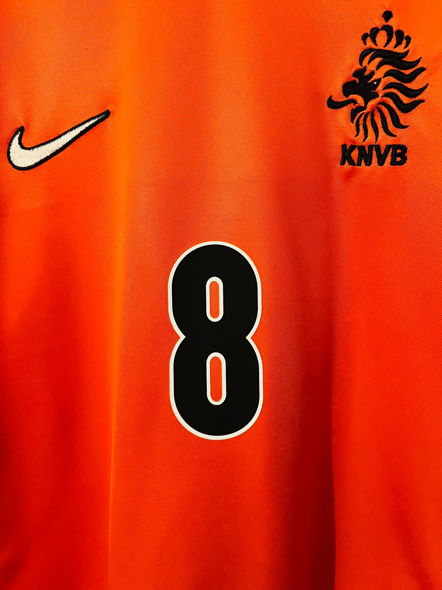 Holland Netherlands home football shirt W/C 1998 Bergkamp Large