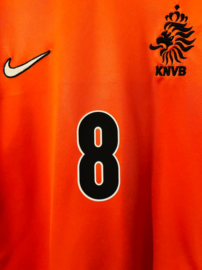 Holland Netherlands home football shirt W/C 1998 Bergkamp Large