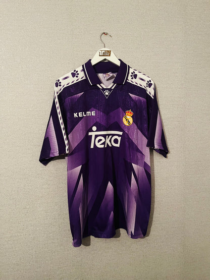 Real Madrid away football shirt 1996/97 Mijatovic XL
