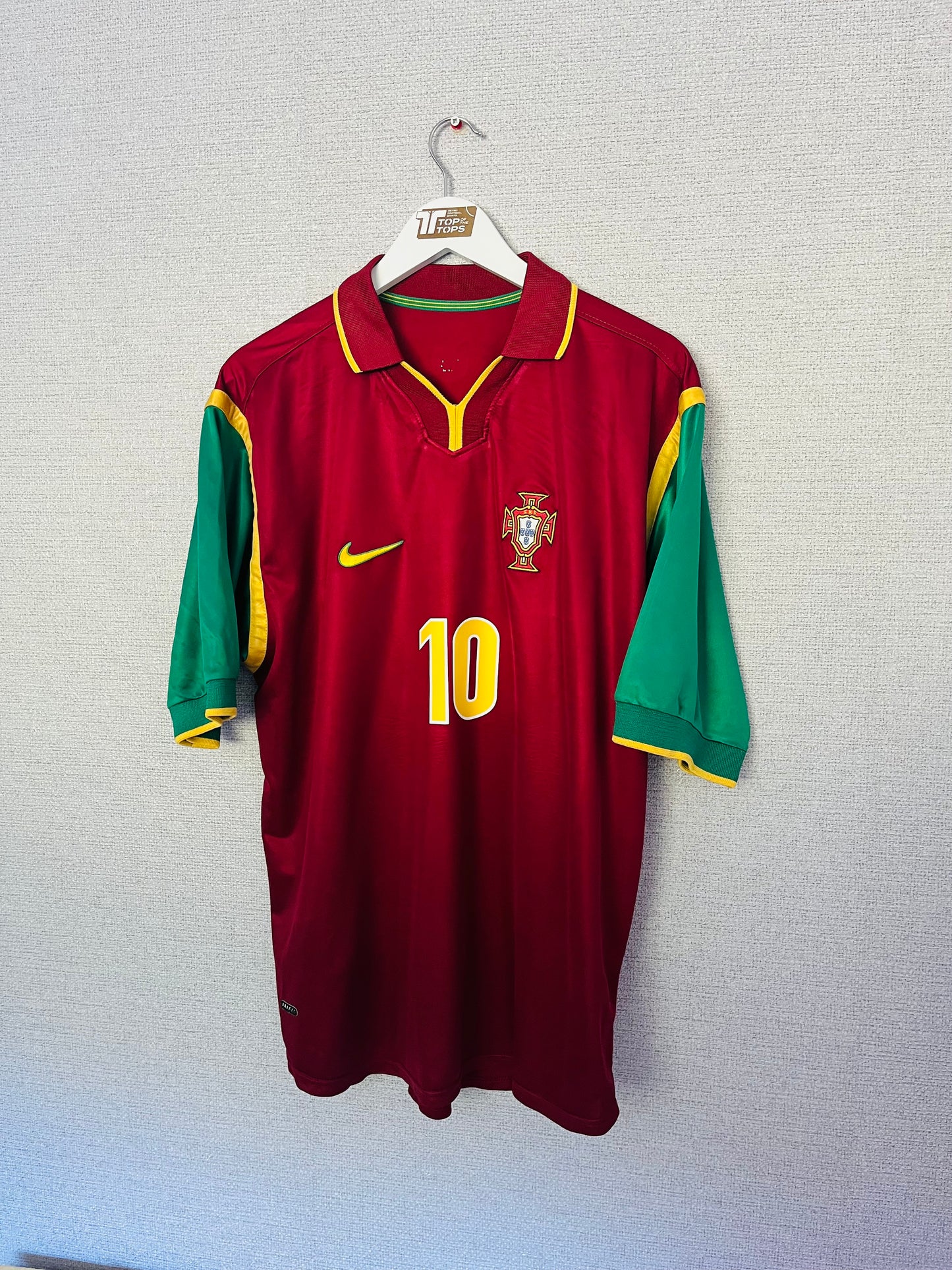 Portugal home football shirt 1998/99 Rui Costa XL