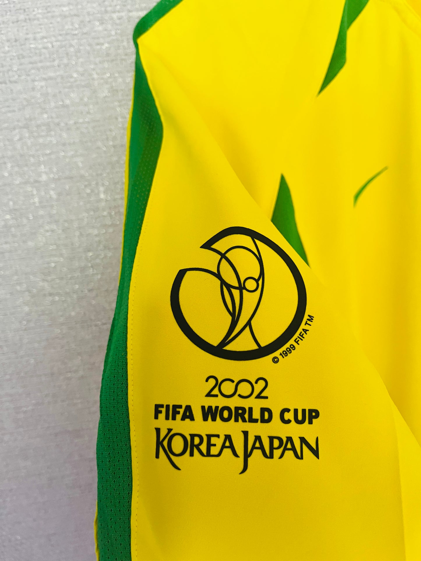 Brazil home football shirt            W/C 2002 R9 XL