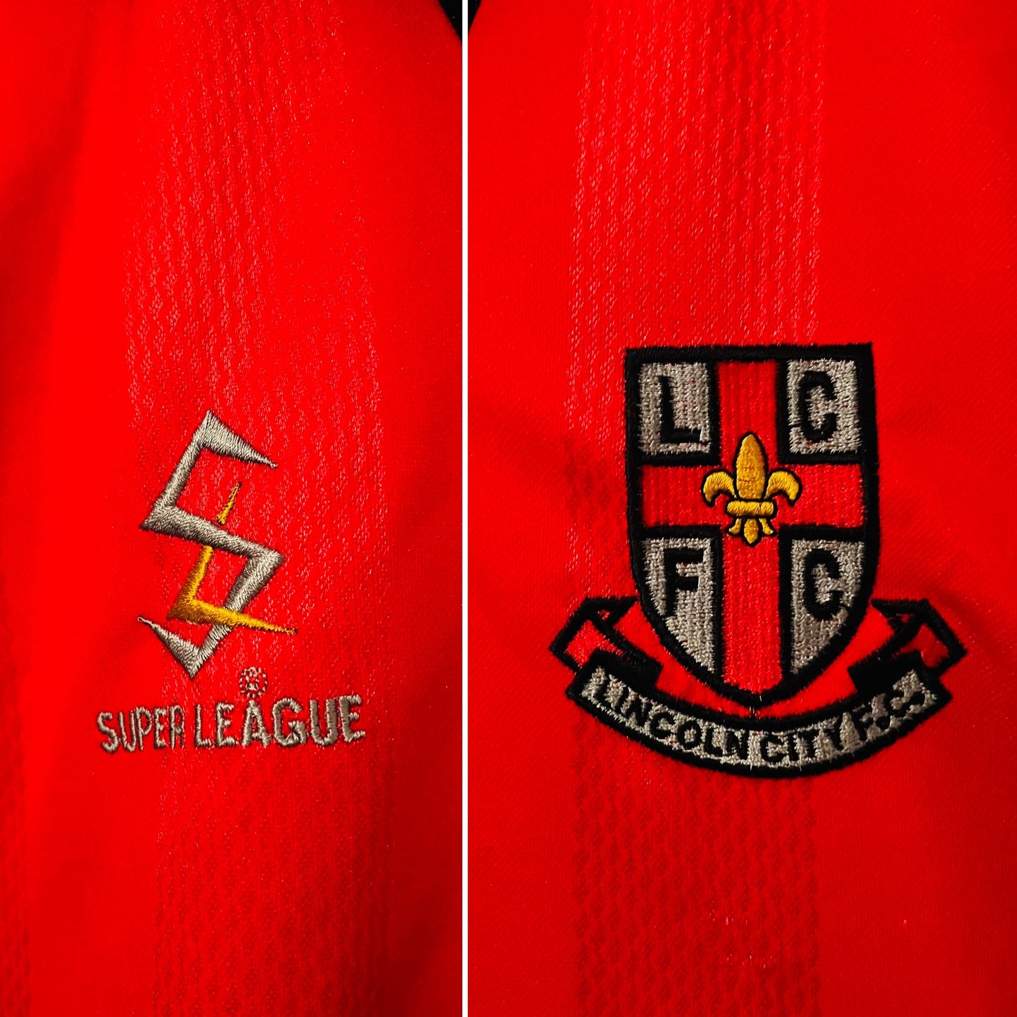 Lincoln City home football shirt
1998/99 Large