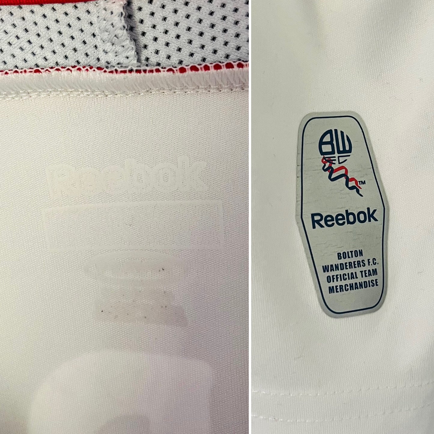 Bolton Wanderers home football shirt 2008/09 Gardner Large