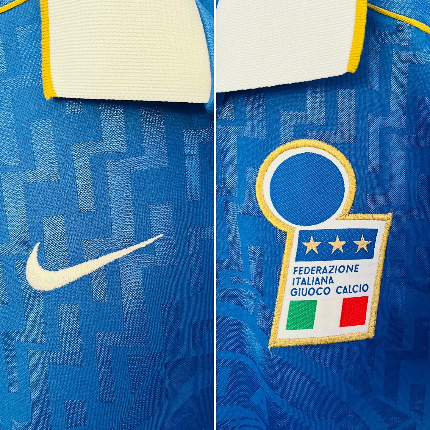 Italy home football shirt 1995/96 Baggio Large