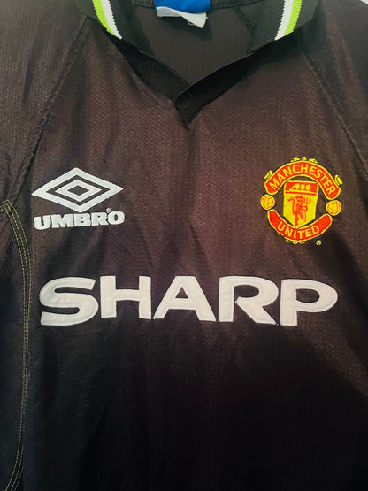 Manchester United third football shirt 1998/99 Stam Medium