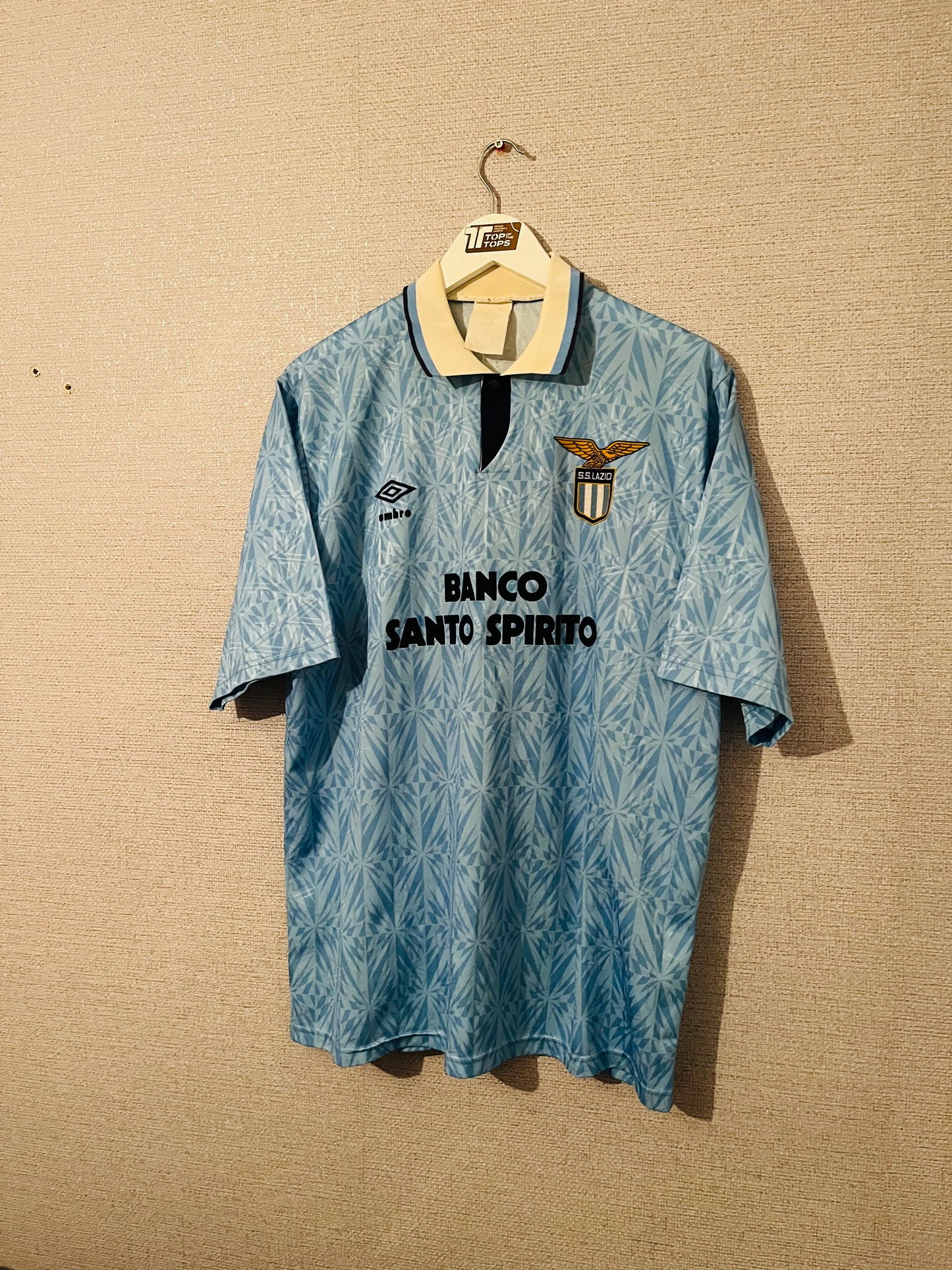 Lazio home football shirt    1991/92 XL