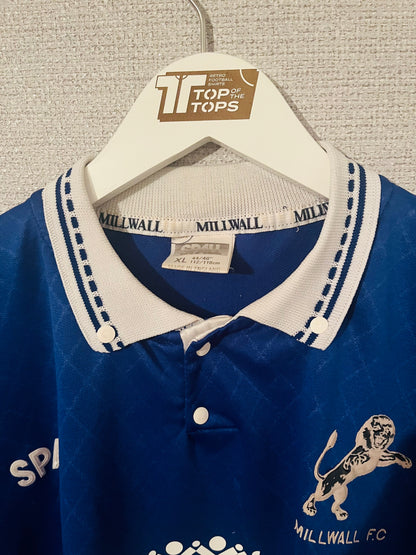 Millwall home football shirt 1990/91 Large