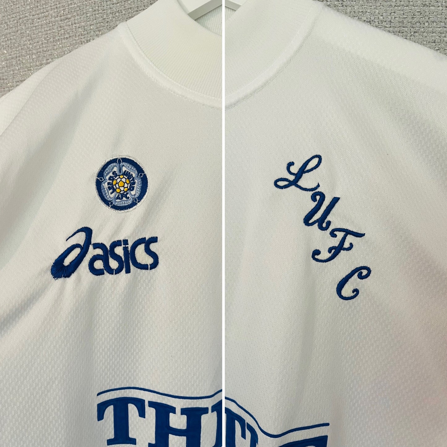Leeds United home football shirt
1995/96 Yeboah Large