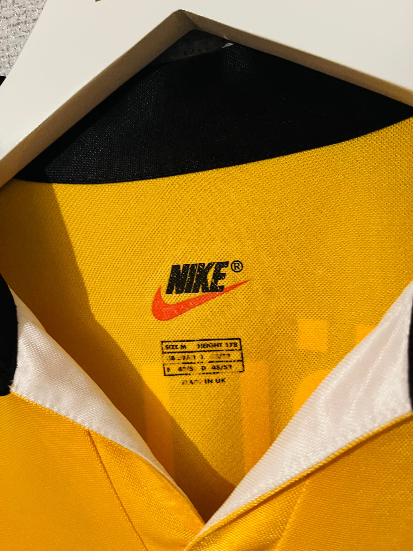 Borussia Dortmund home football shirt 1998/2000 Moller Medium