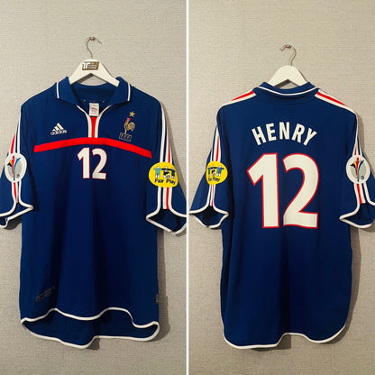 France home football shirt Euro 2000 Henry XXL