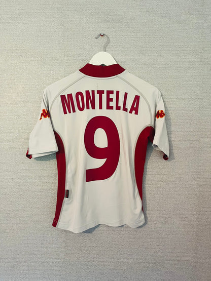 Roma away football shirt 2001/02 Montella Small