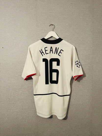 Manchester United away football shirt 2002/03 Keane Small