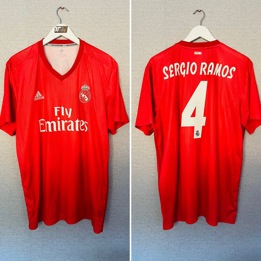 Real Madrid third football shirt 2018/19 Ramos XL