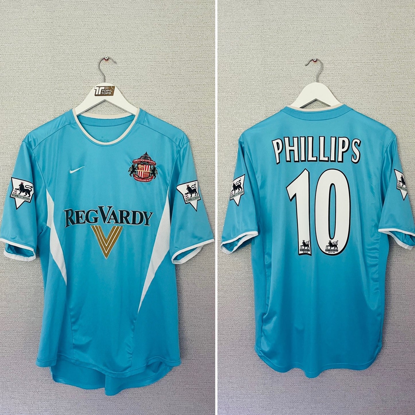 Sunderland away football shirt 2002/03 Phillips medium