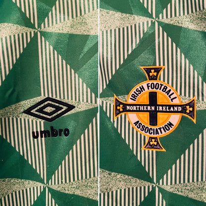 Northern Ireland home football shirt 1990/92 Large