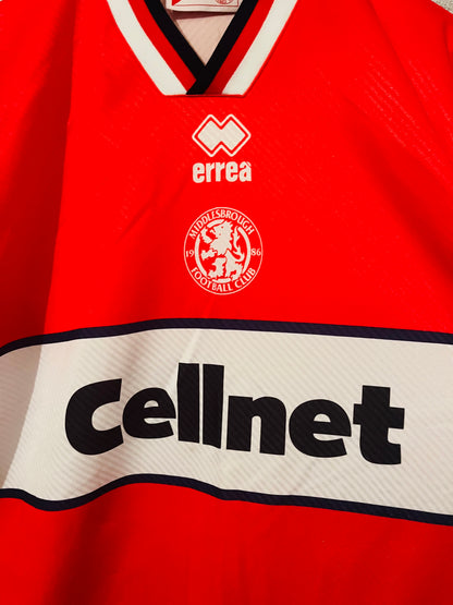 Middlesbrough home football shirt 1997/98 XL