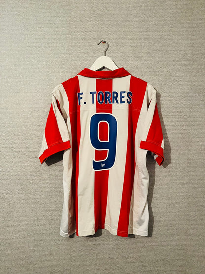 Atletico Madrid home centenary football shirt 2003/04 Torres Large
