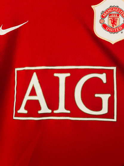 Manchester United home football shirt 2006/07 CR7 Large