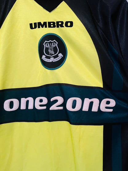 Everton goalkeeper football shirt 1997/99 Medium