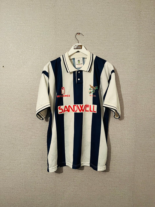 West Bromwich Albion WBA home football shirt 1991/92 Medium