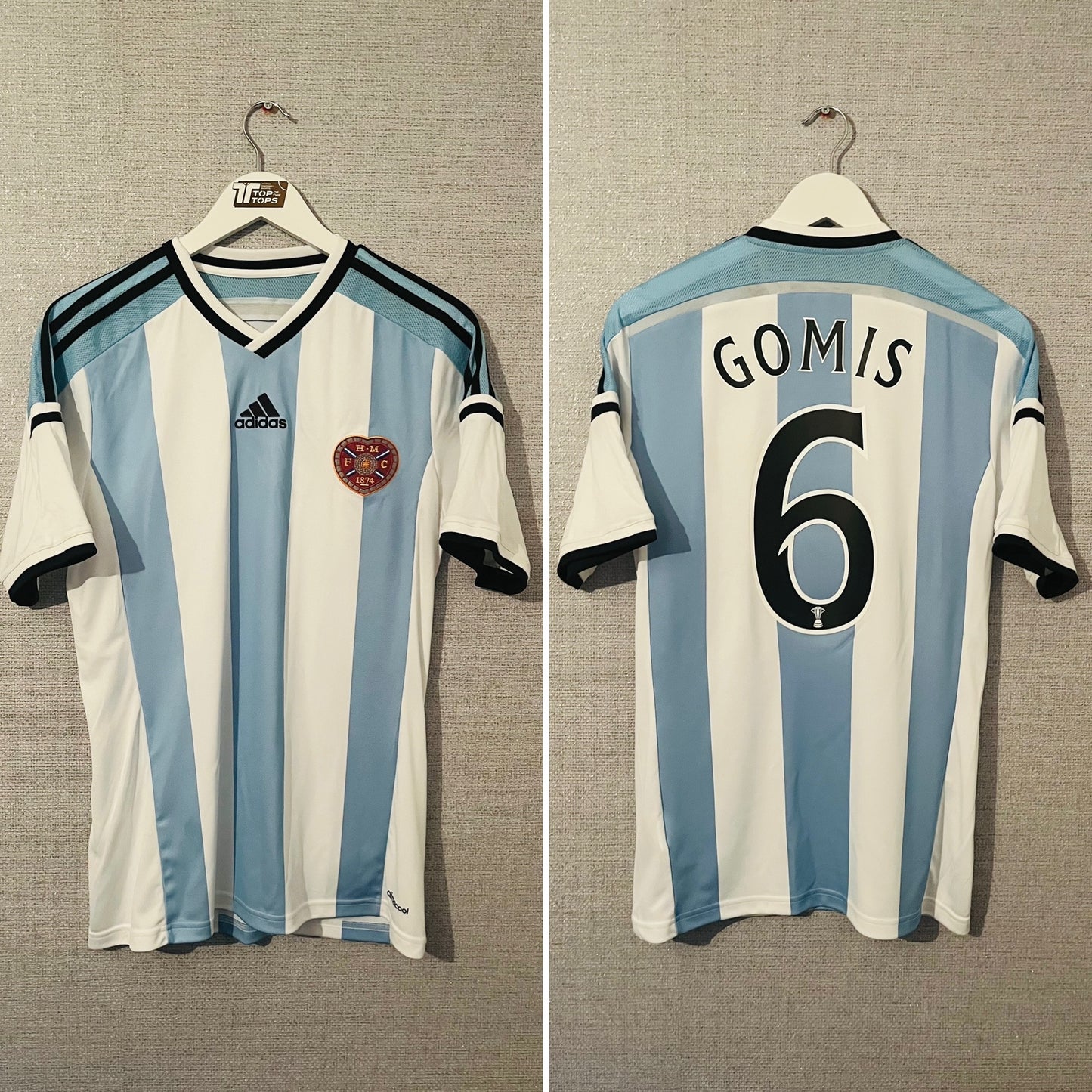 Heart of Midlothian Hearts away football shirt 204/15 Gomis Medium