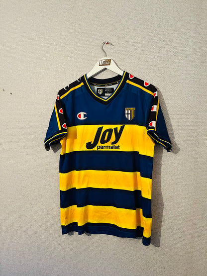 Parma home football shirt 2001/02 Nakata Large