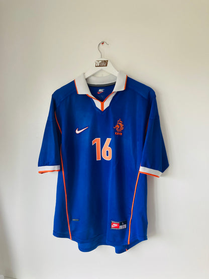 Holland Netherlands away football shirt 1998/99 Davids Large