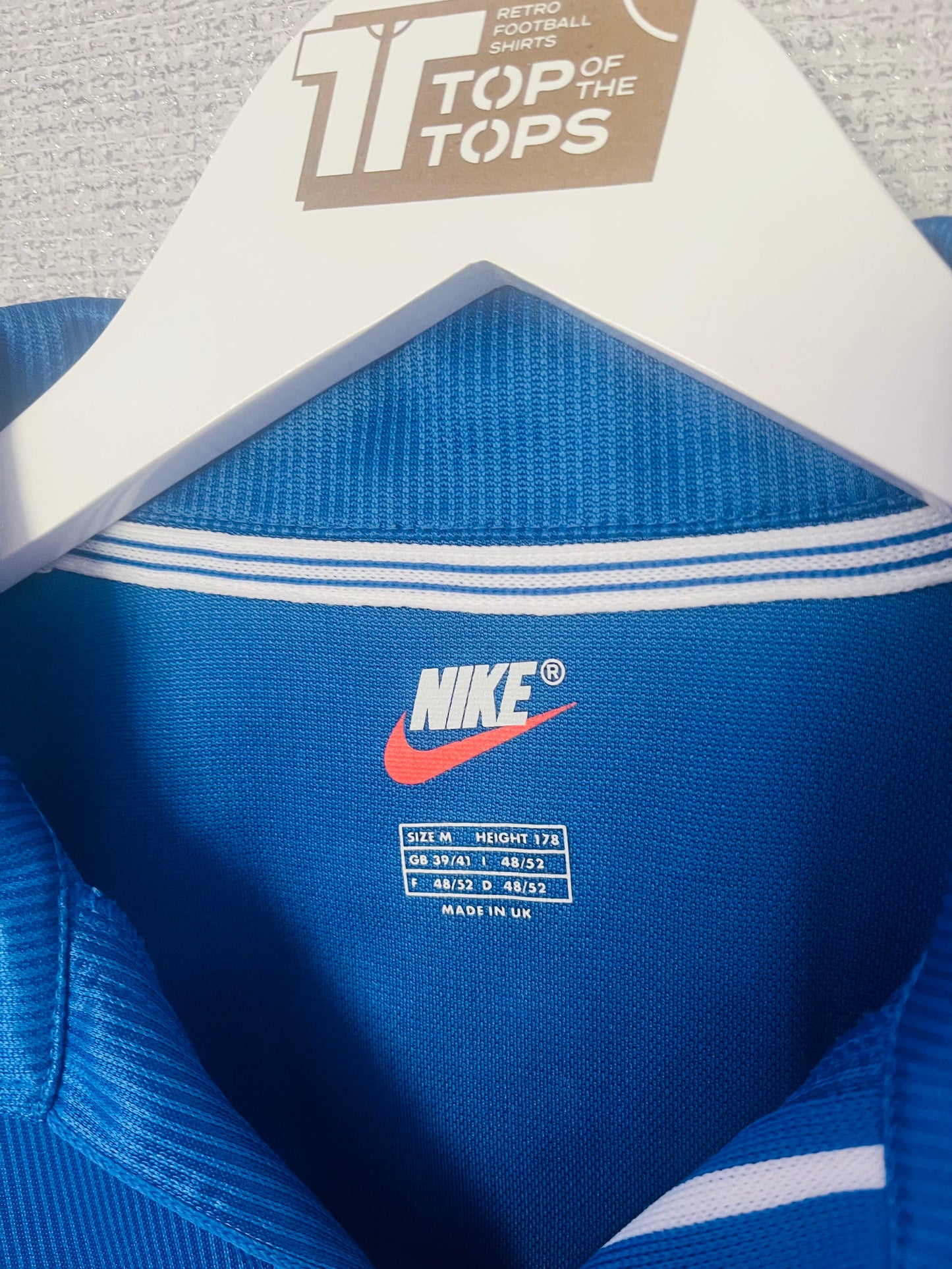 Italy home football shirt W/C 1998 Maldini Medium