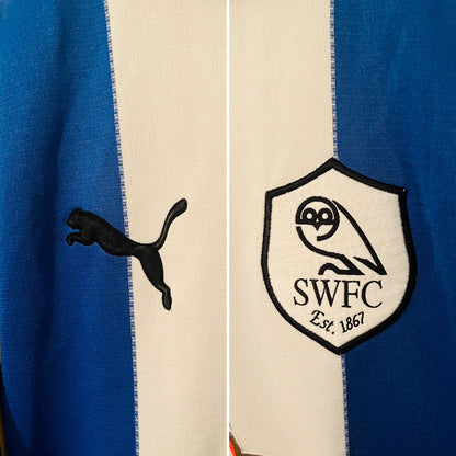 Sheffield Wednesday home football shirt 2000/01 Ekoku Large