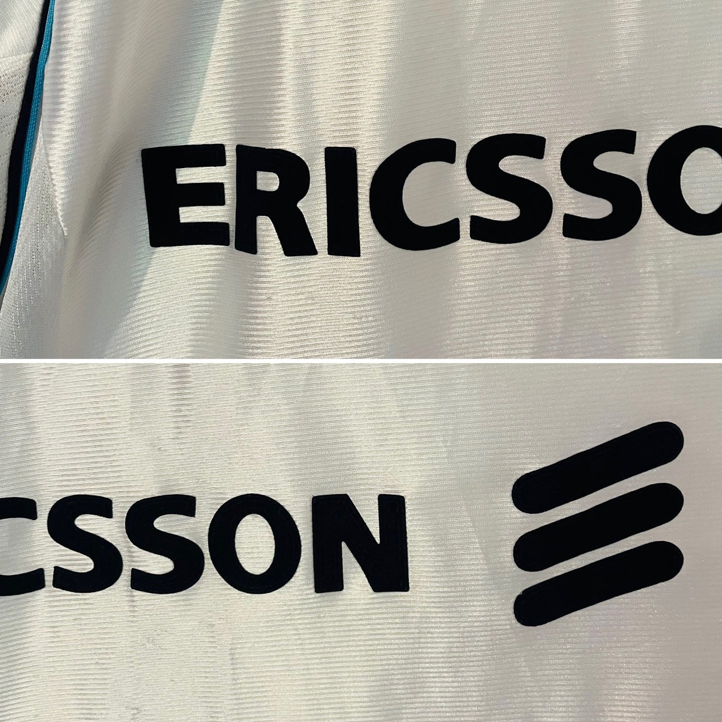 Olympique Marseille home football shirt 1998/99 Ravanelli Large