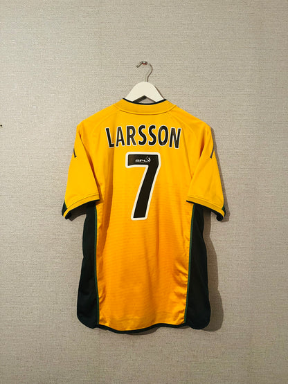 Glasgow Celtic away football shirt 2002/03 Larsson Medium