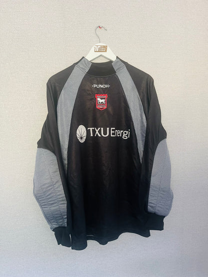 Ipswich Town goalkeeper football shirt 2001/03 Medium