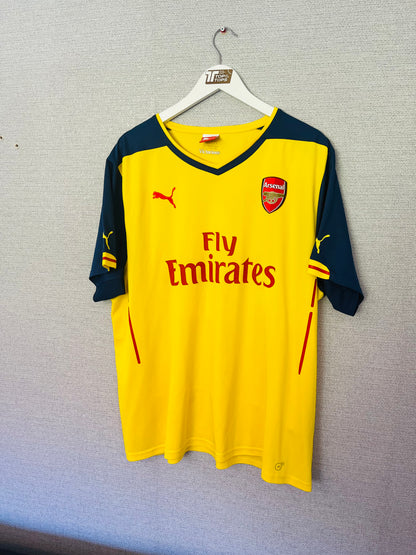 Arsenal away football shirt 2014/15 Ozil XXL