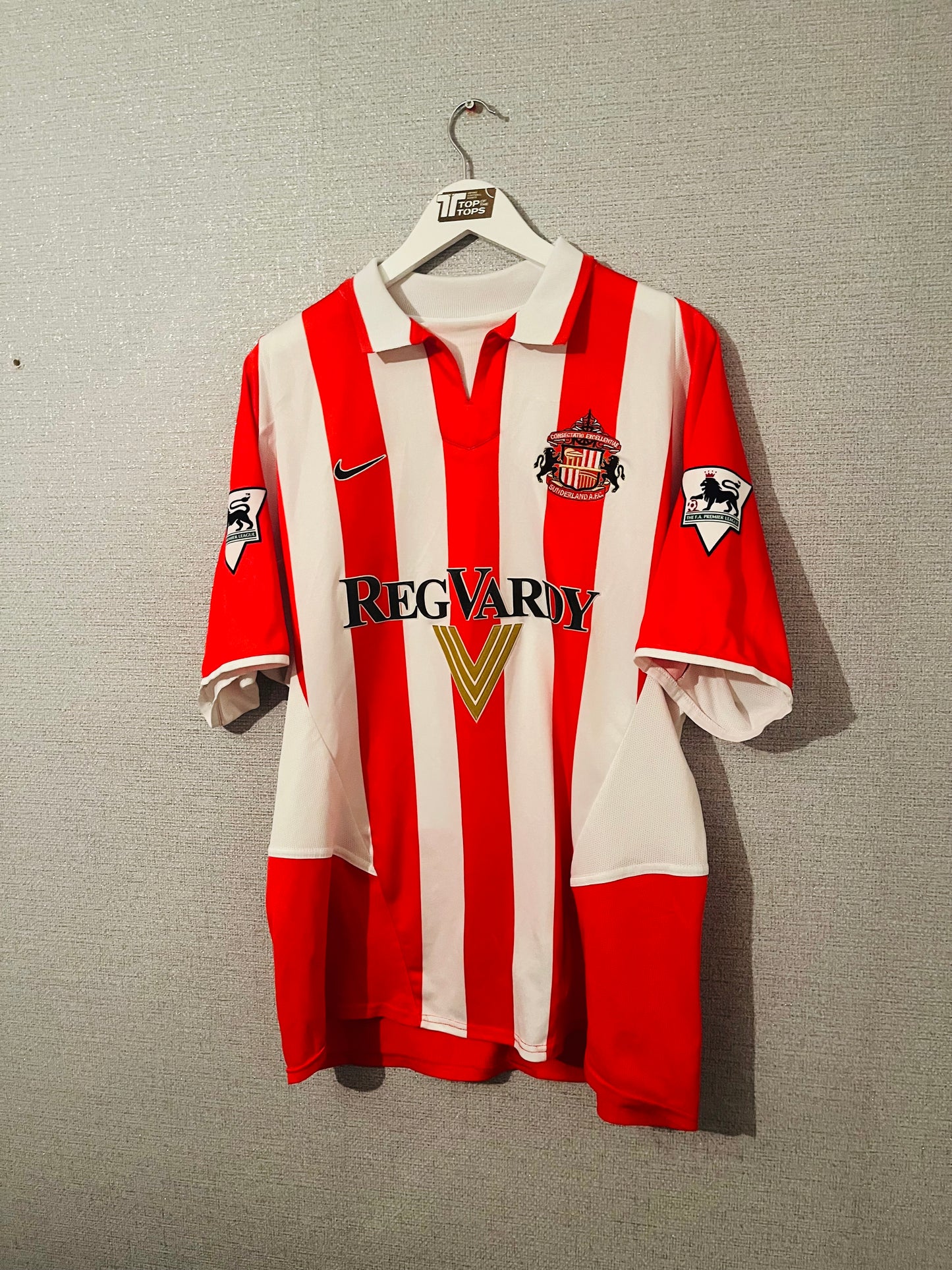 Sunderland home football shirt 2002/04 Phillips XL