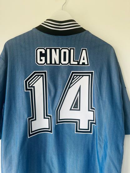 Newcastle United away football shirt 1996/97 Ginola Large