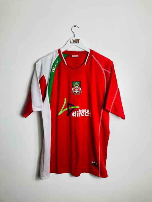 Wrexham home football shirt 2007/08 large