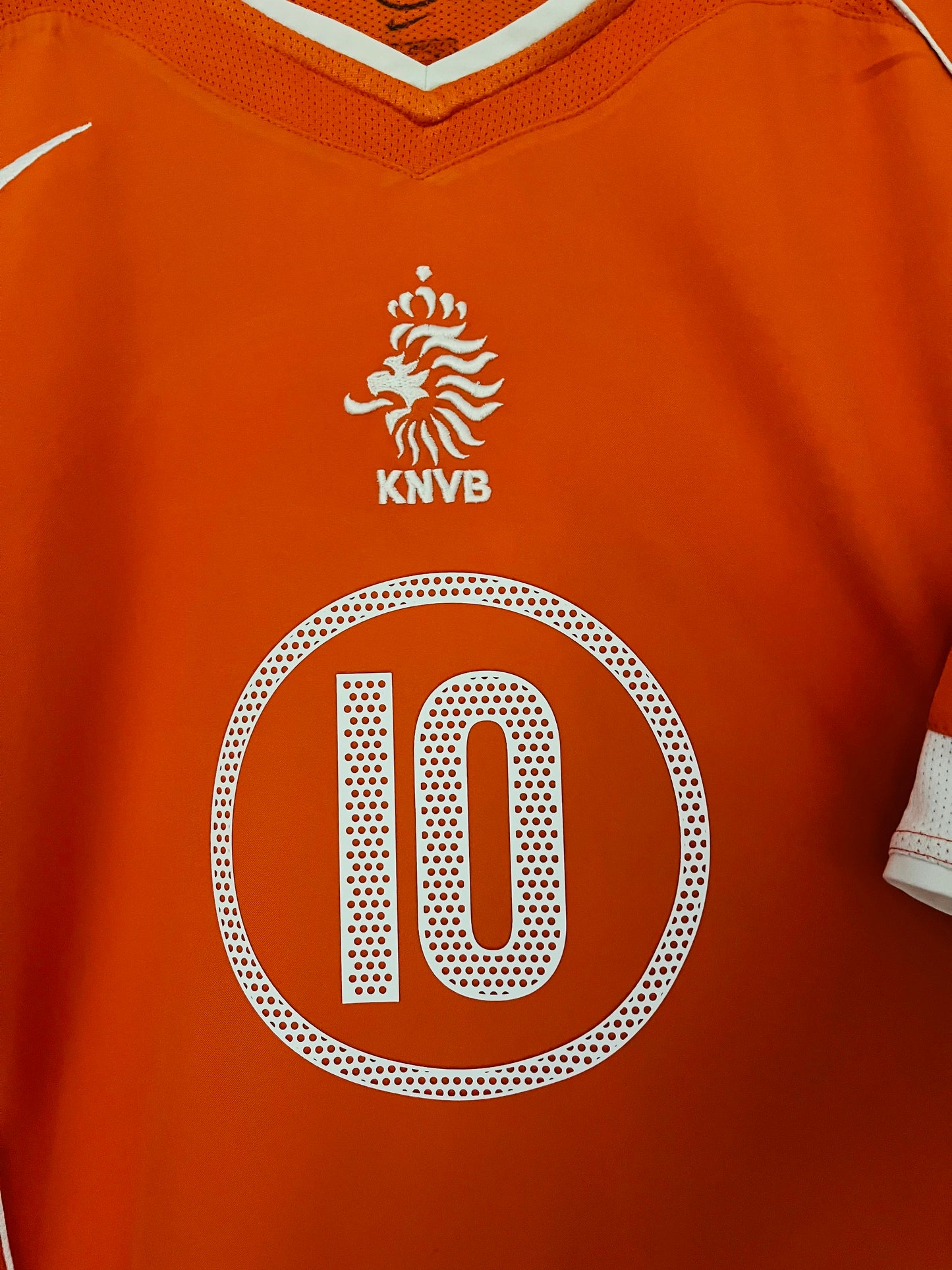 Holland Netherlands home football shirt 2004/06 Van Nistelrooy medium