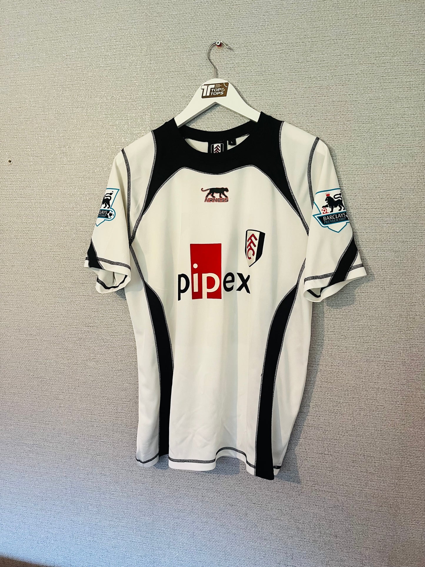 Fulham home football shirt 2006/07 Volz Medium