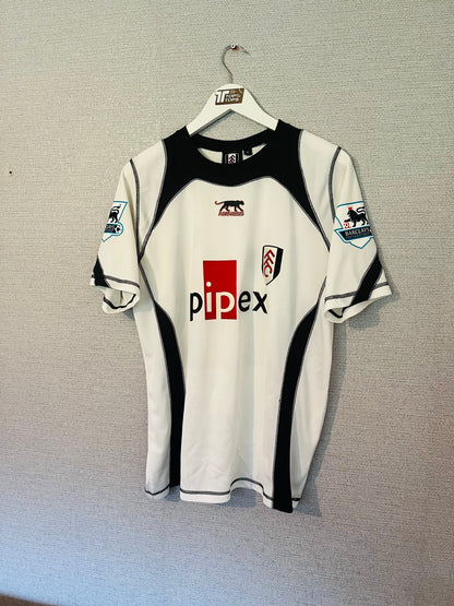 Fulham home football shirt 2006/07 Volz Medium