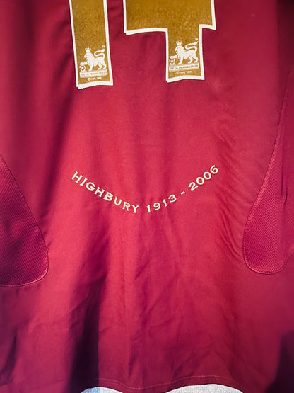 Arsenal home football shirt 2005/06 Henry Large