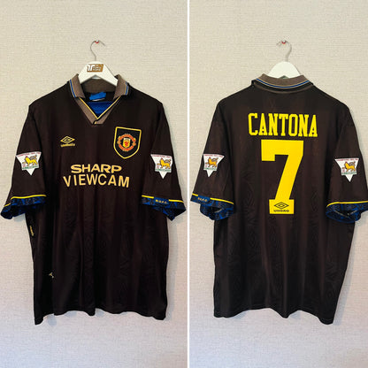 Manchester United away football shirt 1994/95 Cantona XXL