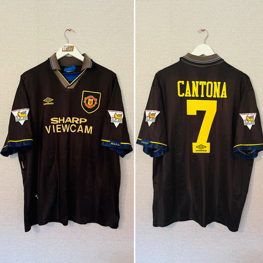 Manchester United away football shirt 1994/95 Cantona XXL