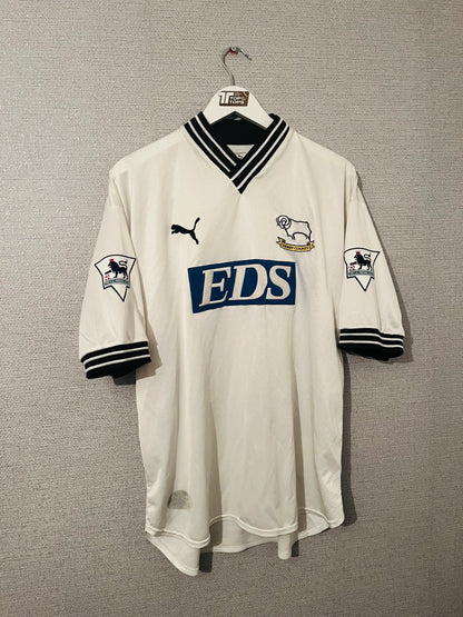Derby County home football shirt 1999/2001 Sturridge XL