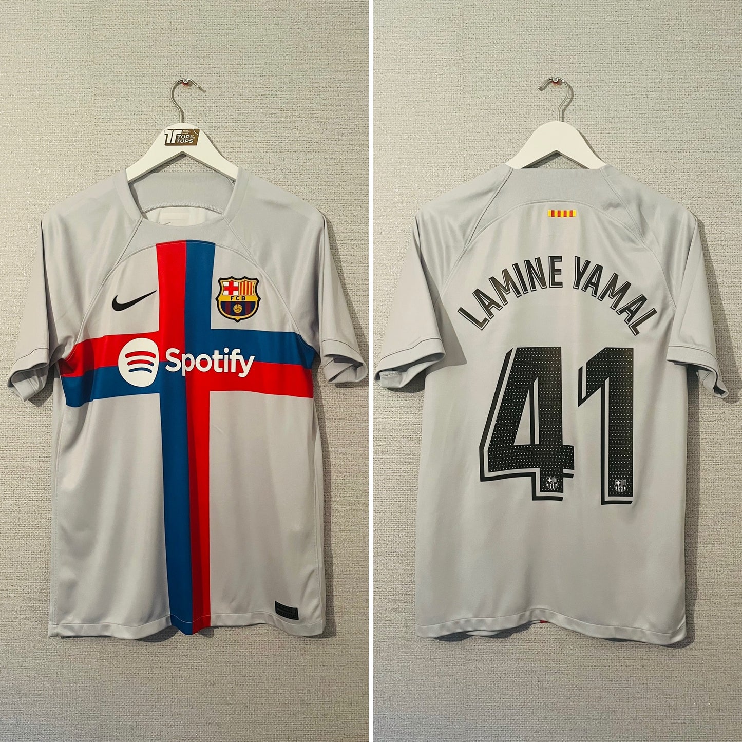 Barcelona third football shirt 2022/23 Lamine Yamal Medium