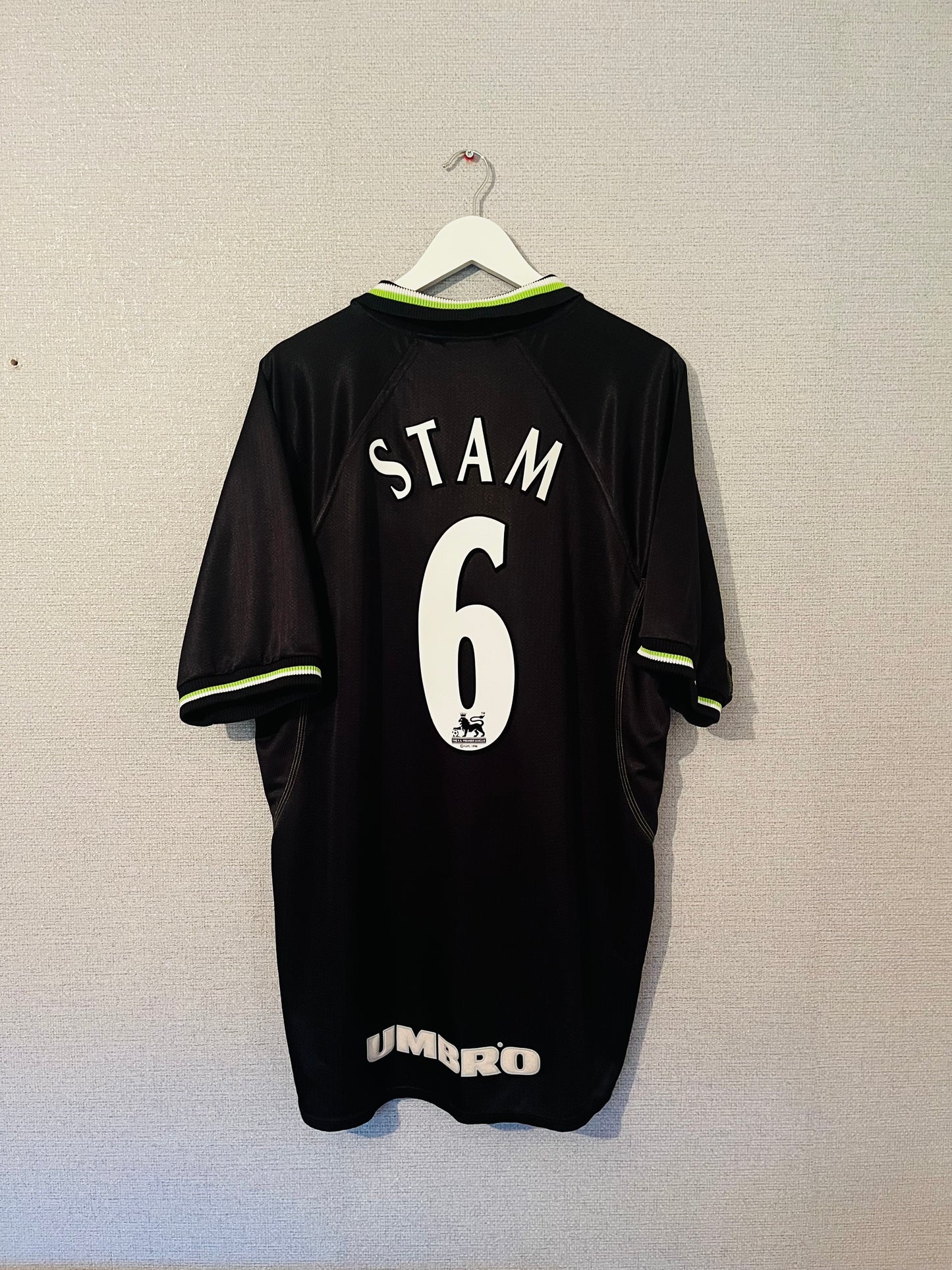 Manchester United third football shirt 1998/99 Stam XXL