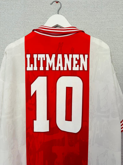 Ajax home football shirt 1996/97 Litmanen XL