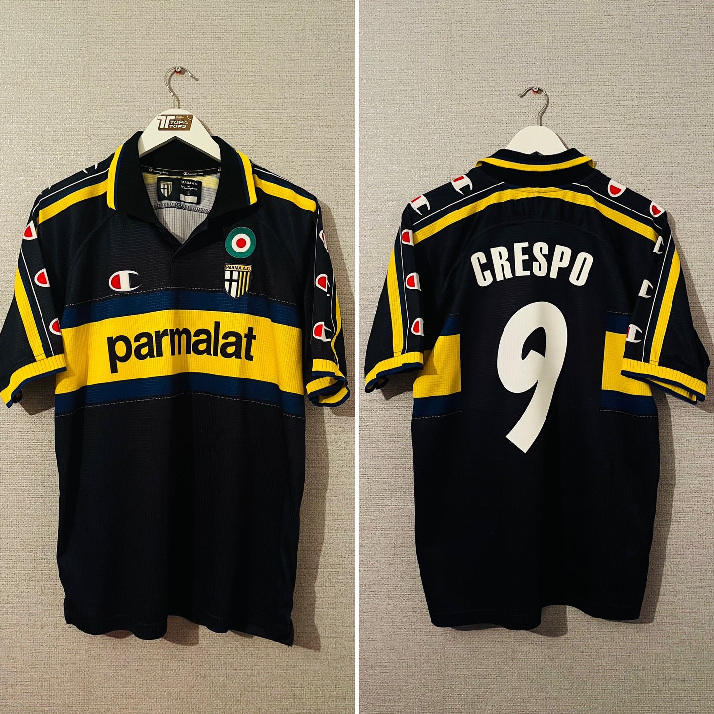 Parma away football shirt 1999/2000 Crespo Large